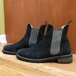 Joules Black Leather Chelsea Boot